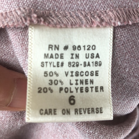 Jak & Rae Midi Culotte Skirt Pant Size 6 - Picture 11 of 11